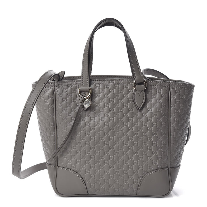 GUCCI MICROGUCCISSIMA GRAPHITE BREE TOTE BAG
