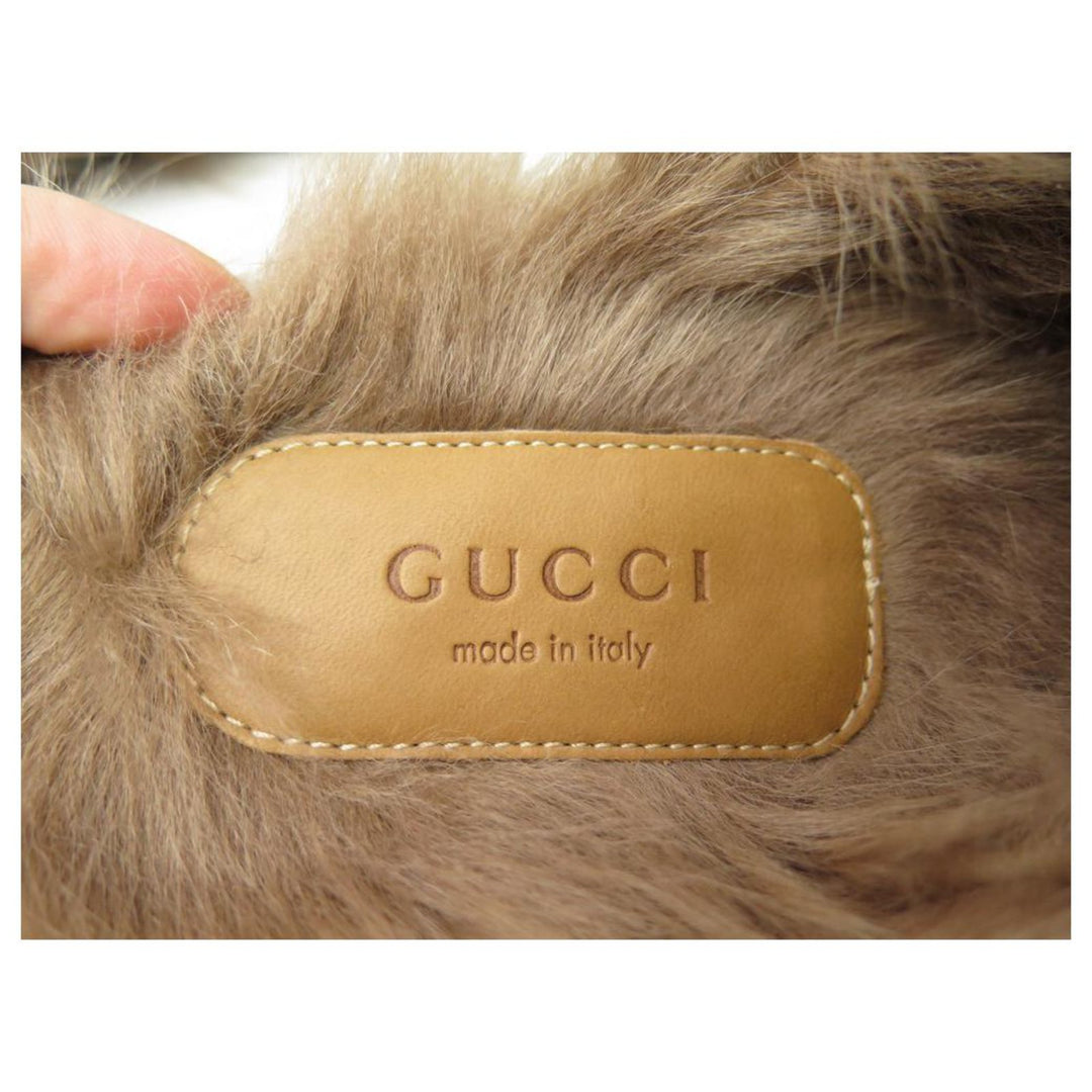 GUCCI PRINCETOWN HORSEBIT VELVET MULES