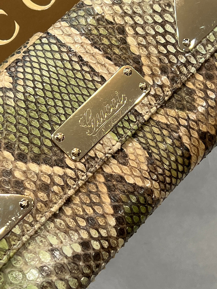 GUCCI PYTHON CONTINENTAL WALLET