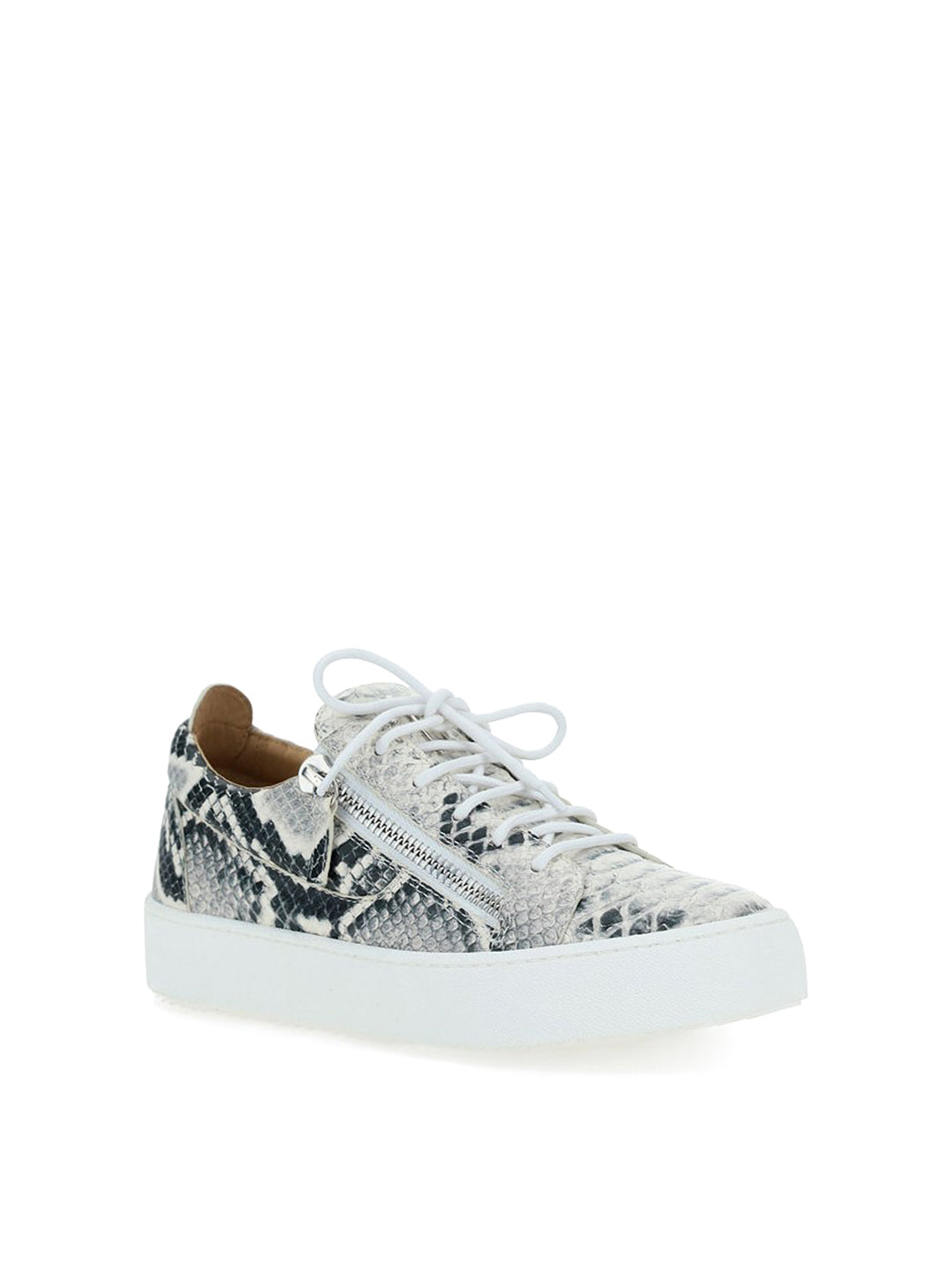 GIUSEPPE ZANOTTI SNAKE PATTERNED SNEAKERS