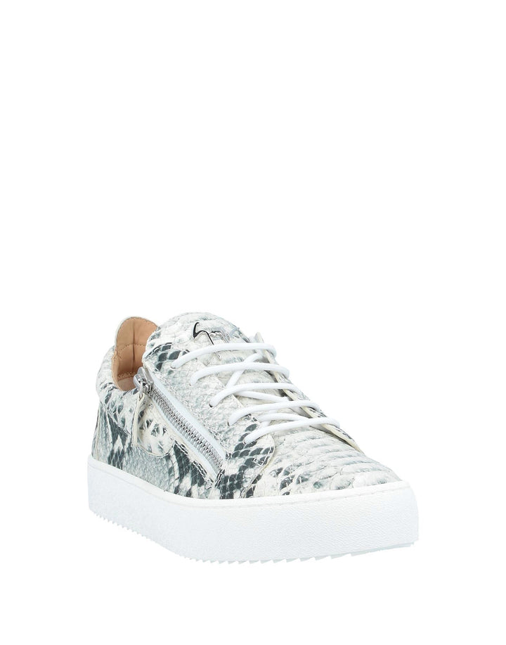 GIUSEPPE ZANOTTI SNAKE PATTERNED SNEAKERS