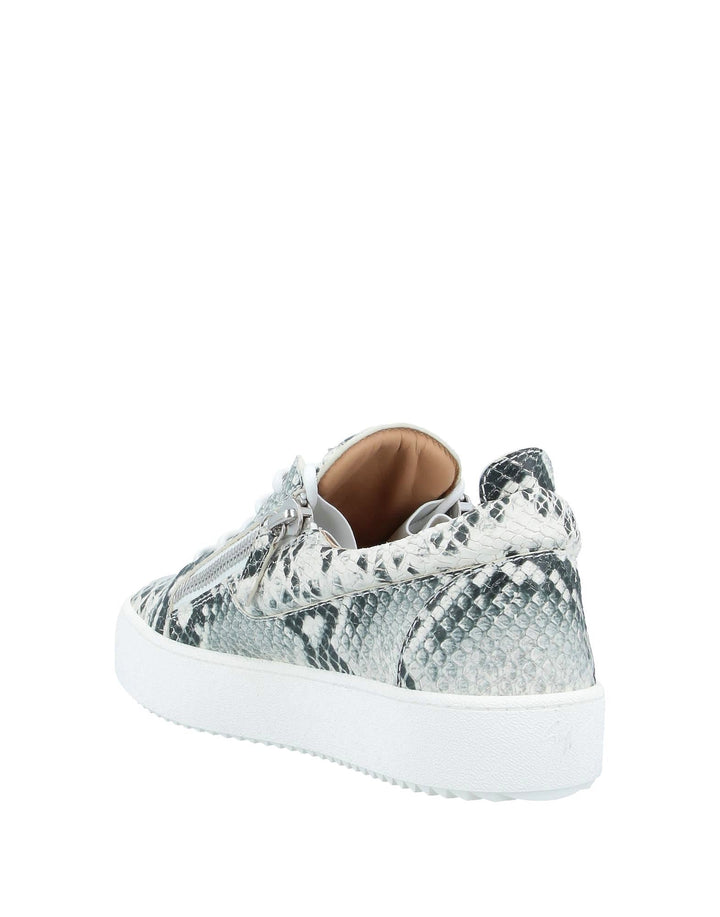 GIUSEPPE ZANOTTI SNAKE PATTERNED SNEAKERS