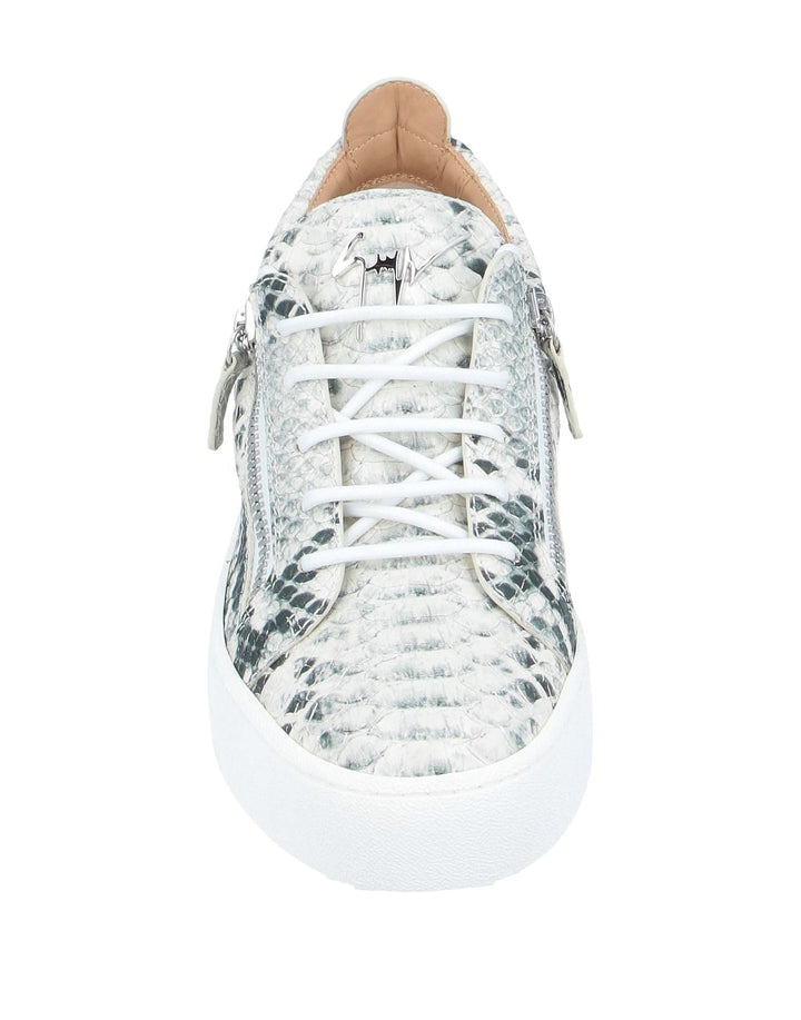 GIUSEPPE ZANOTTI SNAKE PATTERNED SNEAKERS