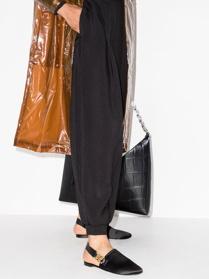 GIVENCHY GOLD CHAIN SLINGBACK MULES