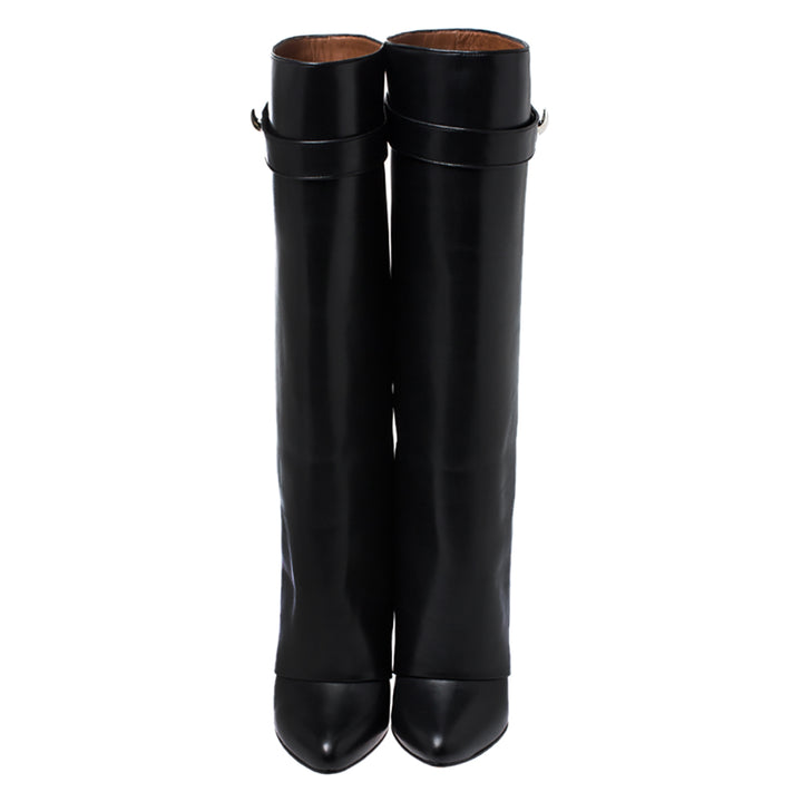 GIVENCHY FOLD OVER SHARK LOCK BOOTS – Caroline's Fashion Luxuries