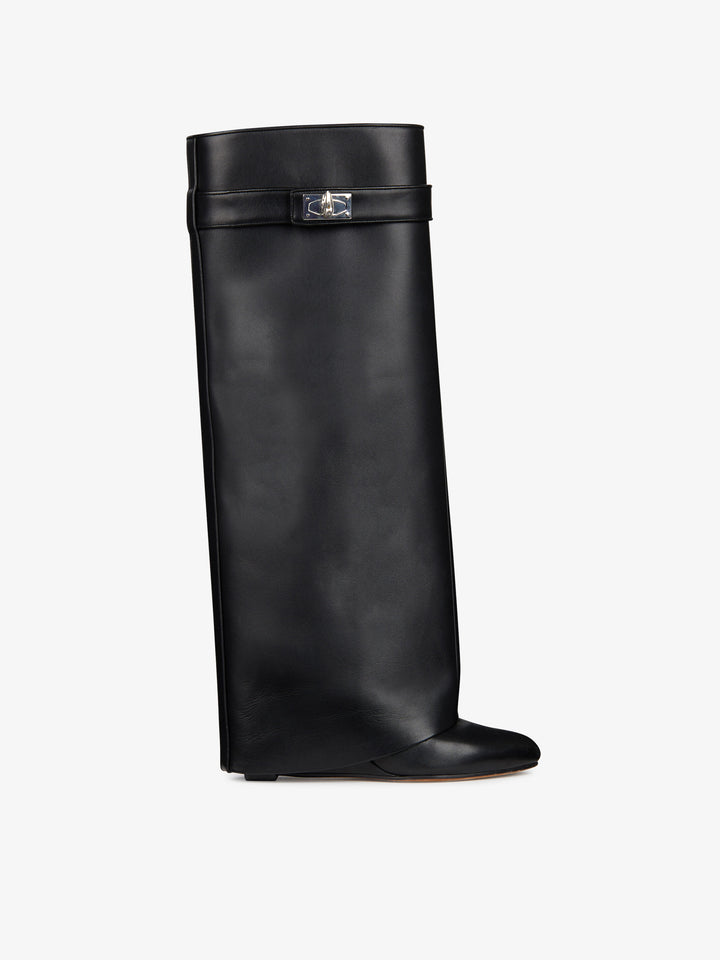 GIVENCHY FOLD OVER SHARK LOCK BOOTS – Caroline's Fashion Luxuries