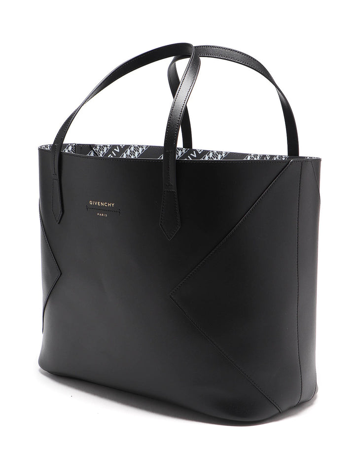 GIVENCHY Antigona Wing Shopper Black Leather Tote