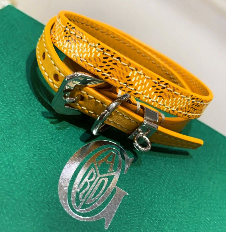 Goyard Double Wrap Leather Bracelet