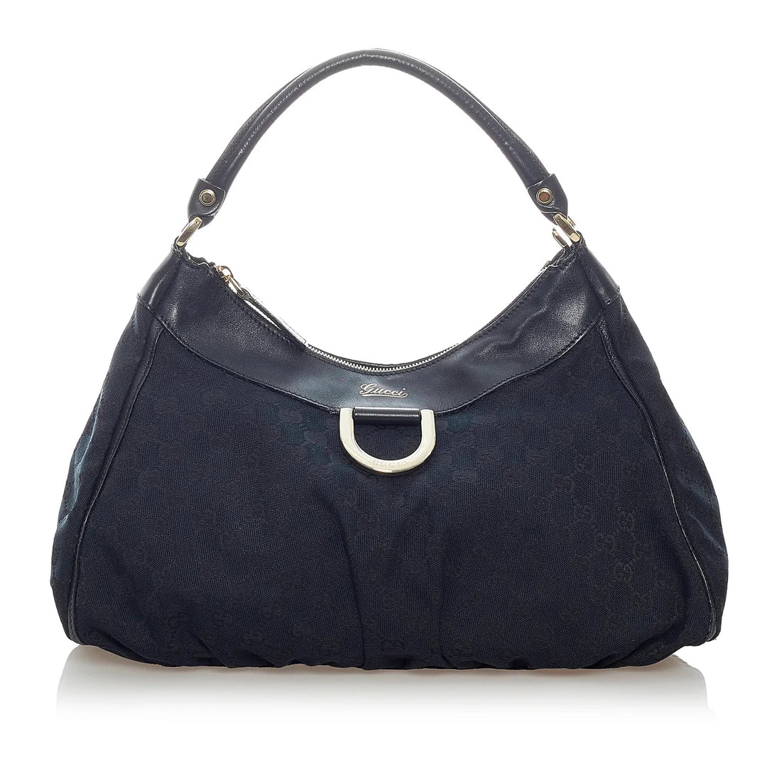 GUCCI GG MONOGRAM ABBEY D RING SHOULDER BAG