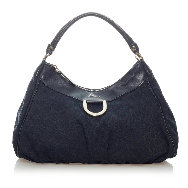GUCCI GG MONOGRAM ABBEY D RING SHOULDER BAG
