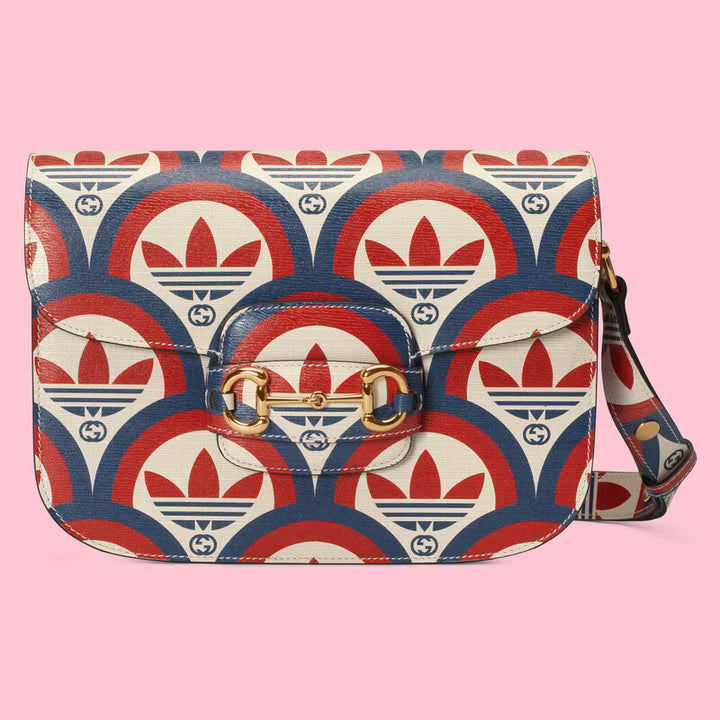 adidas × Gucci Ophidia shoulder bag GUCCI X ADIDAS Crystal Vintage Monogram Textured Dollar
