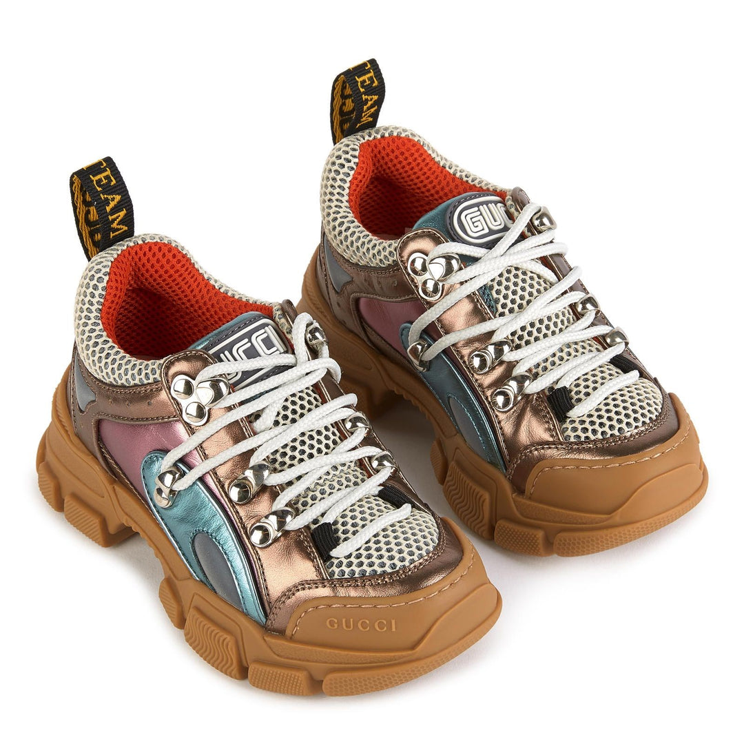 GUCCI Leather Trainers with Laces - Flashtrek