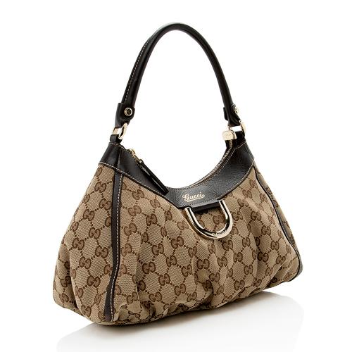 Gucci GG Canvas D Ring Bag