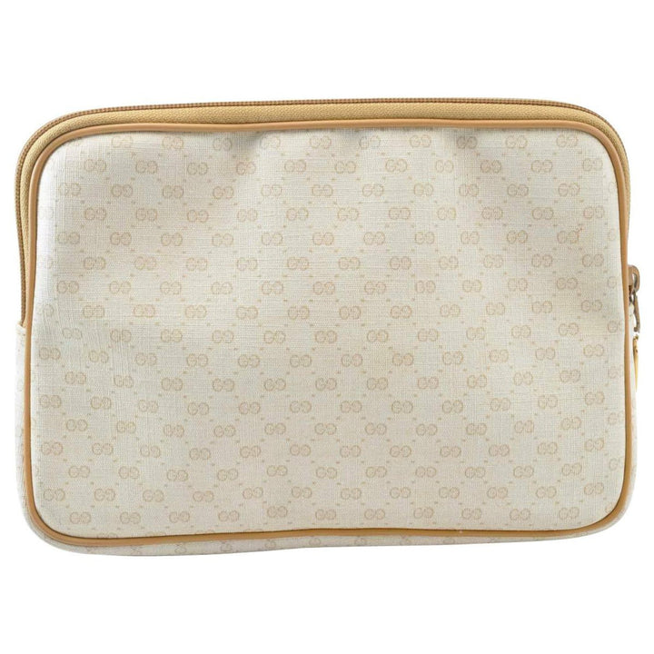 GUCCI GG CANVAS CLUTCH/ POUCH BAG