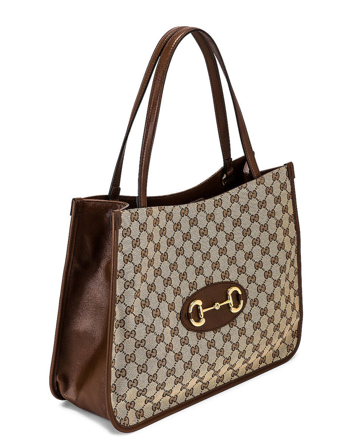 GUCCI GG HORSEBIT 1955 TOTE BAG