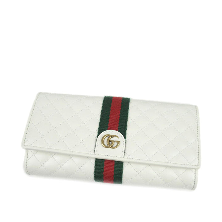 Gucci Vintage GG Marmont Web Long Wallet