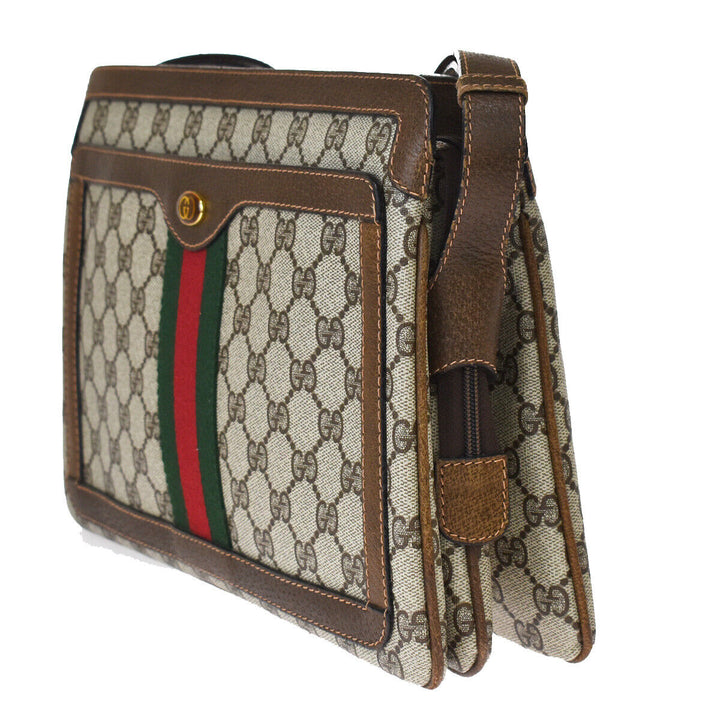 GUCCI GG SUPREME MONOGRAM WEB MEDIUM OPHIDIA BAG