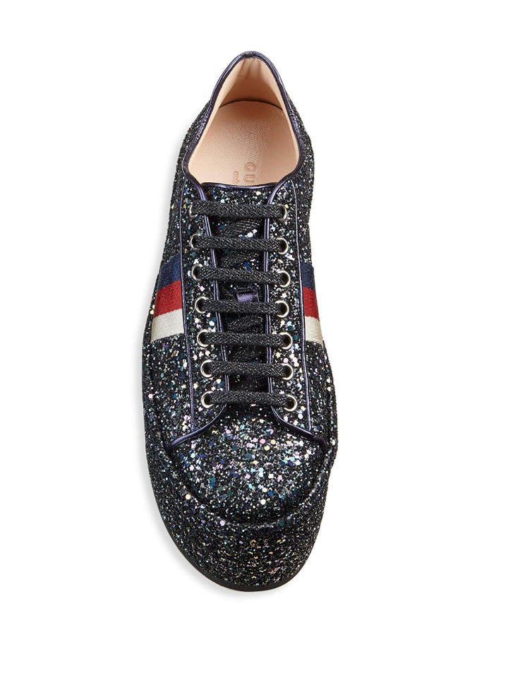 Gucci glitter platform sneakers on sale