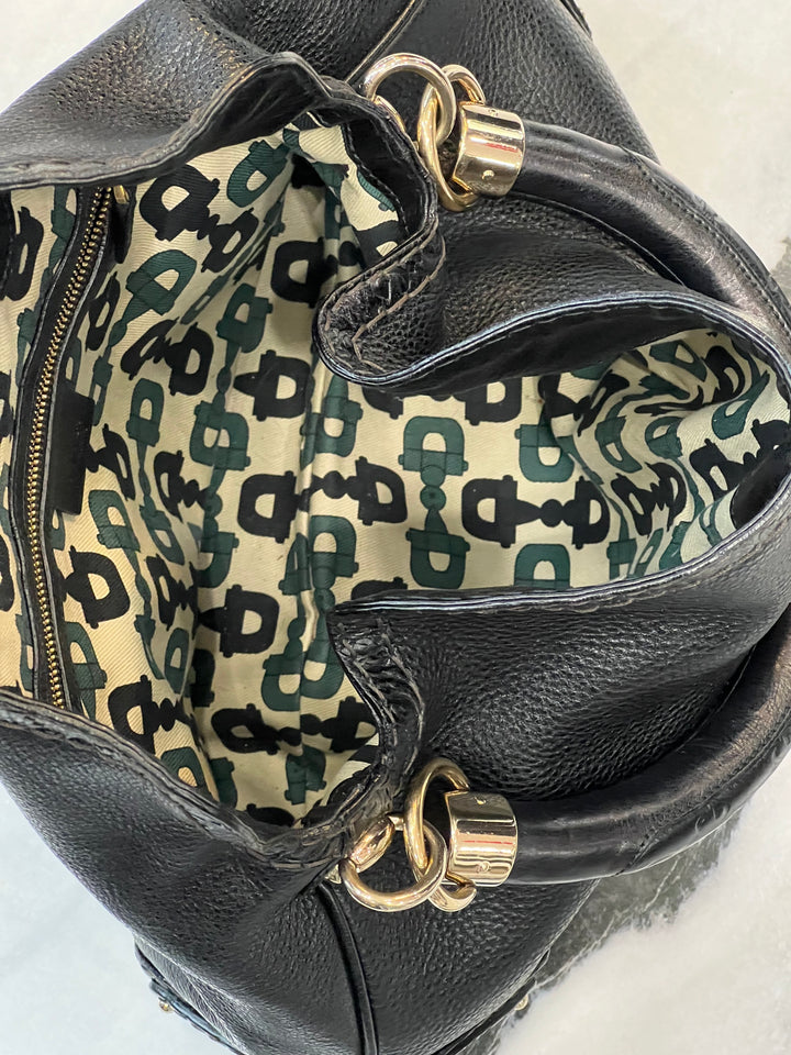 GUCCI INDY MEDIUM LEATHER HOBO BAG