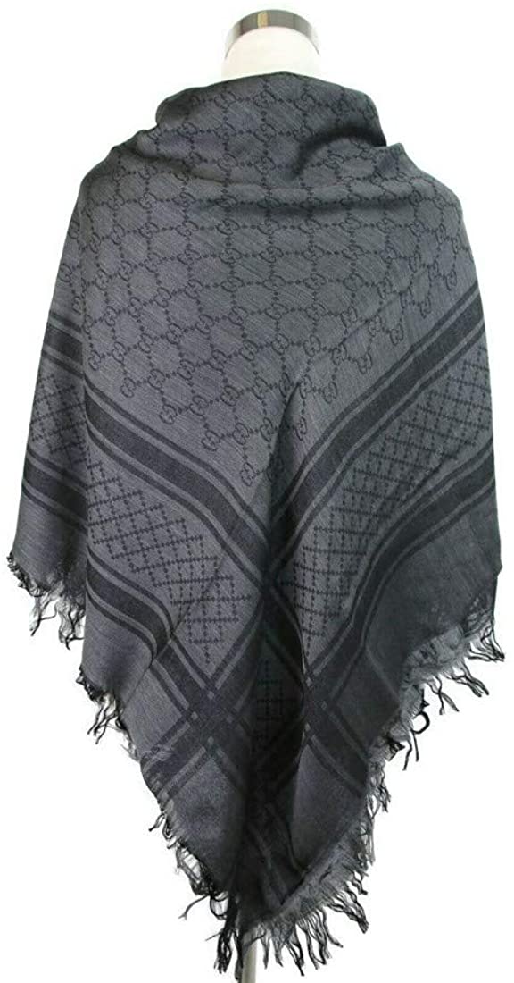 Gucci Shawl Scarf Diamante &amp; GG Print