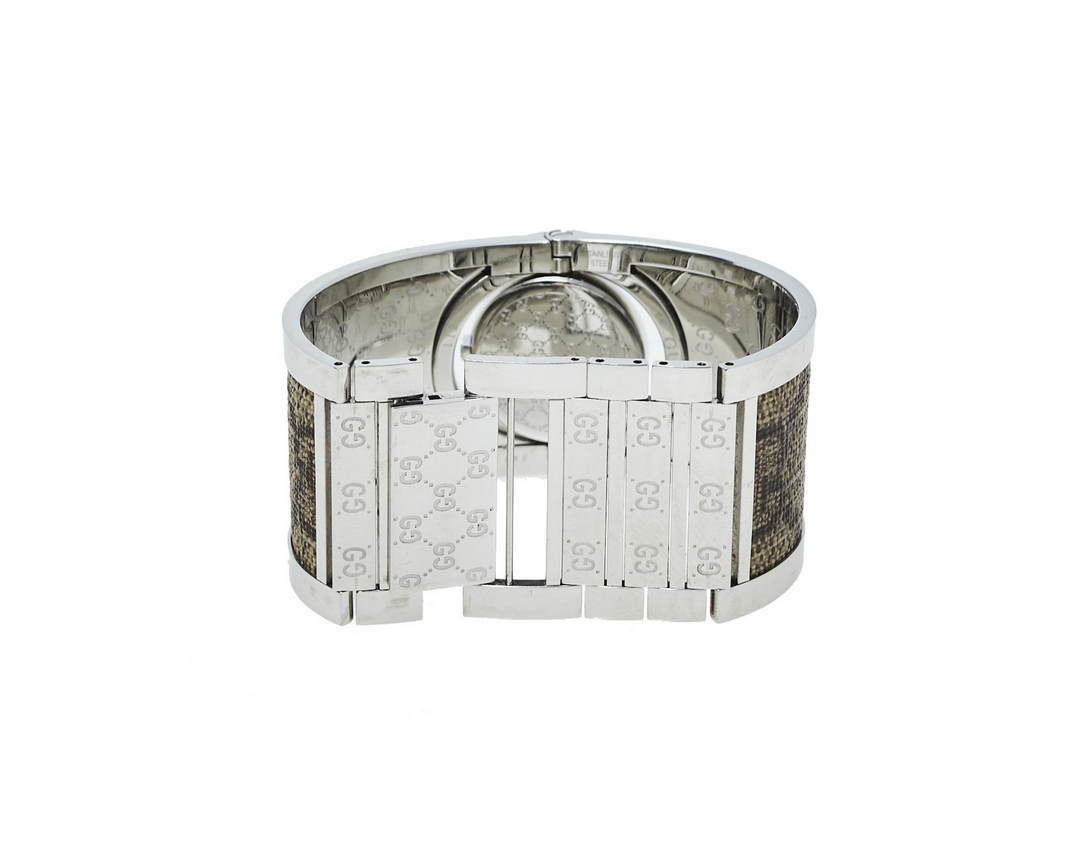 GUCCI SWISS TWIRL GUCCISSIMA STAINLESS WATCH