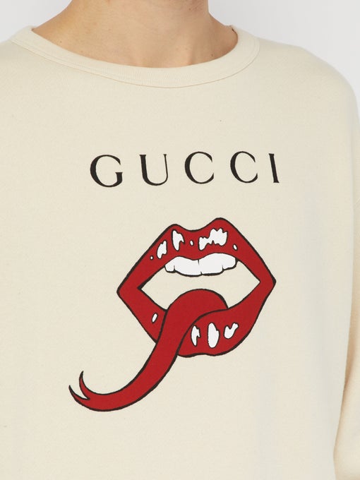 トップス gucci MOUTH PRINT T-SHIRT Gucci Mouth Print T-Shirt – Caroline's Fashion Luxuries