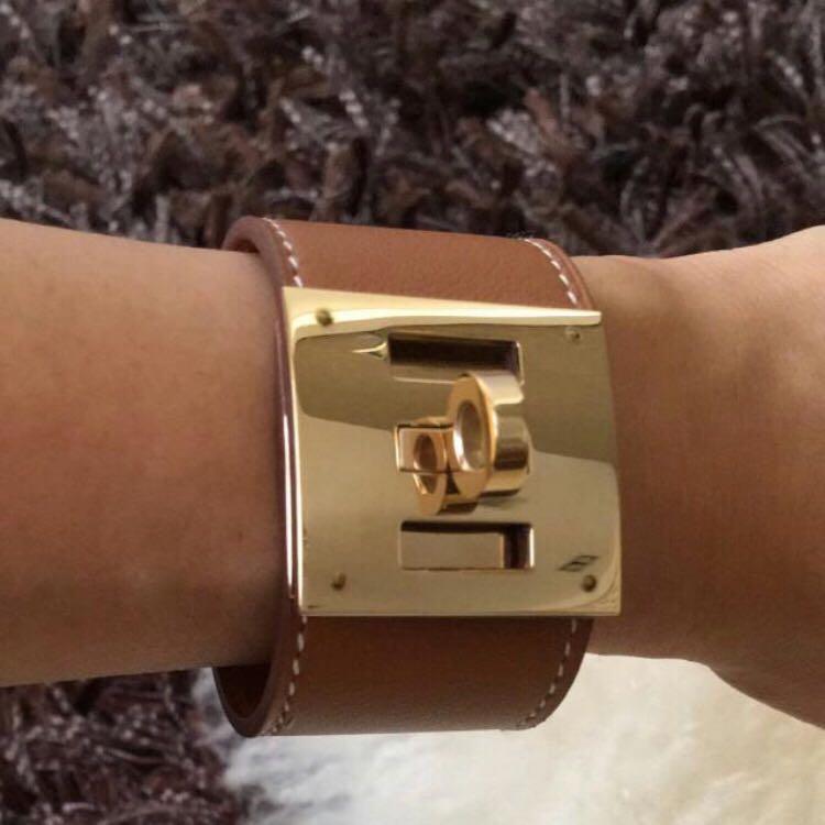 HERMÈS KELLY DOG CUFF BRACELET – Caroline's Fashion Luxuries