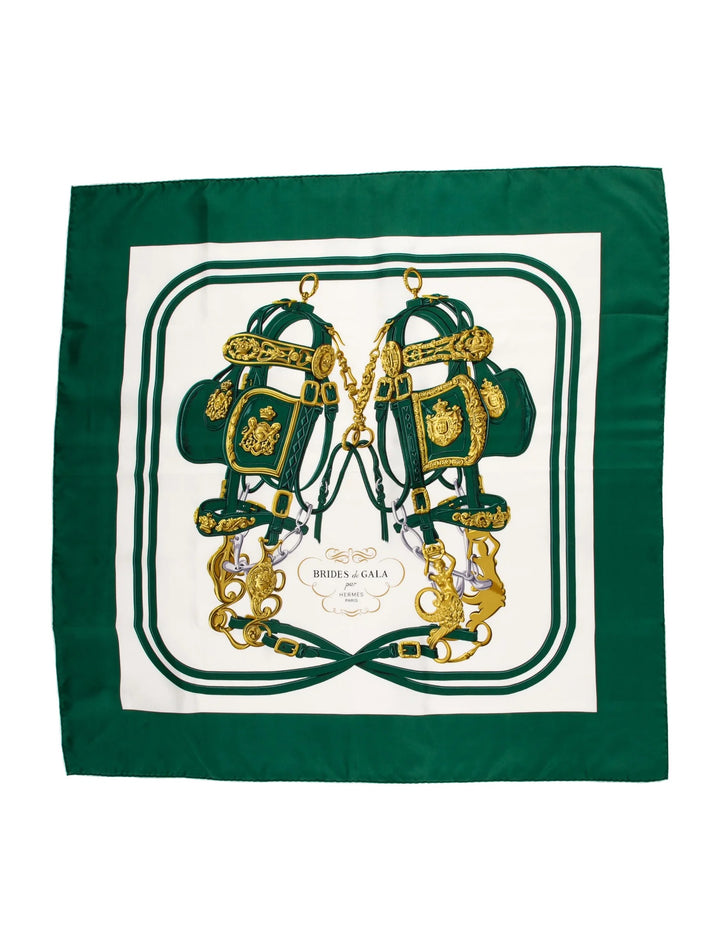 HERMÈS VINTAGE BRIDES DE GALA SILK SCARF