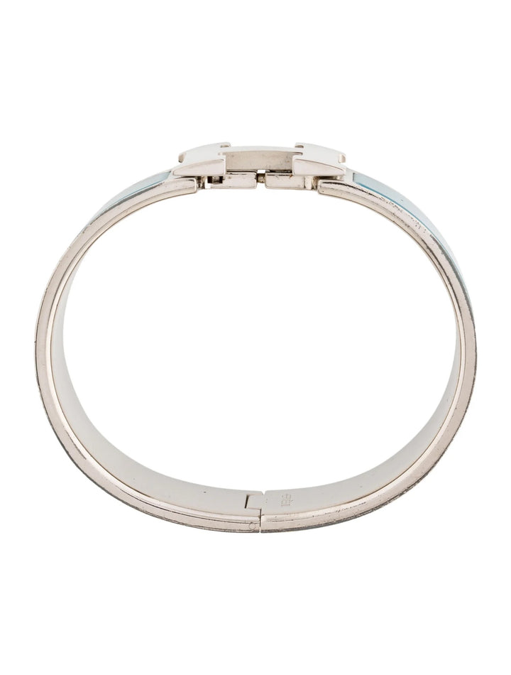 HERMÈS CLIC CLAC H ENAMEL PM CUFF BRACELET
