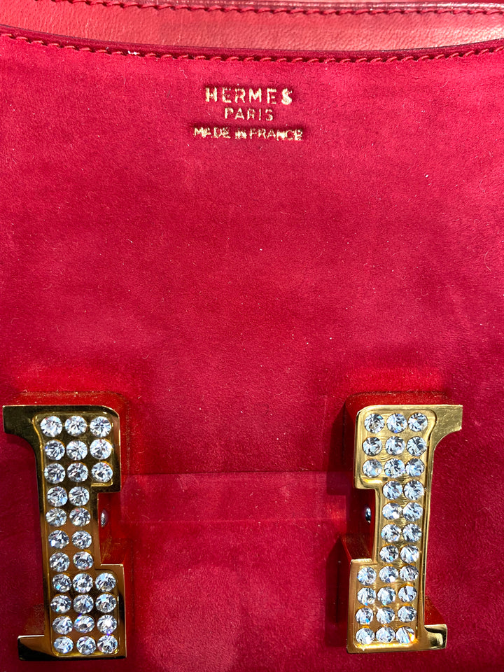 HERMÈS CONSTANCE 18 ROUGE SHOULDER BAG