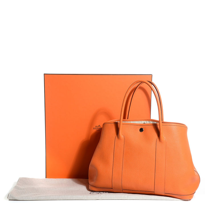 HERMÈS NEGONDA LEATHER GARDEN PARTY 36 TOTE BAG-HS