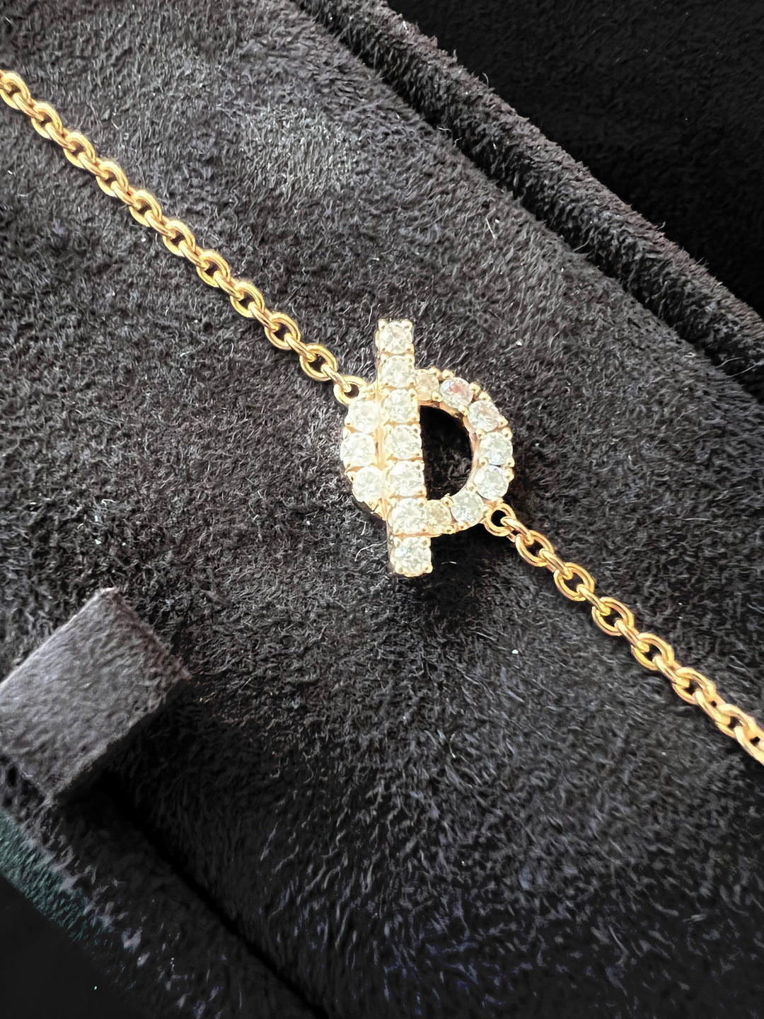 HERMÈS FINESSE 18K GOLD &amp; DIAMOND BRACELET
