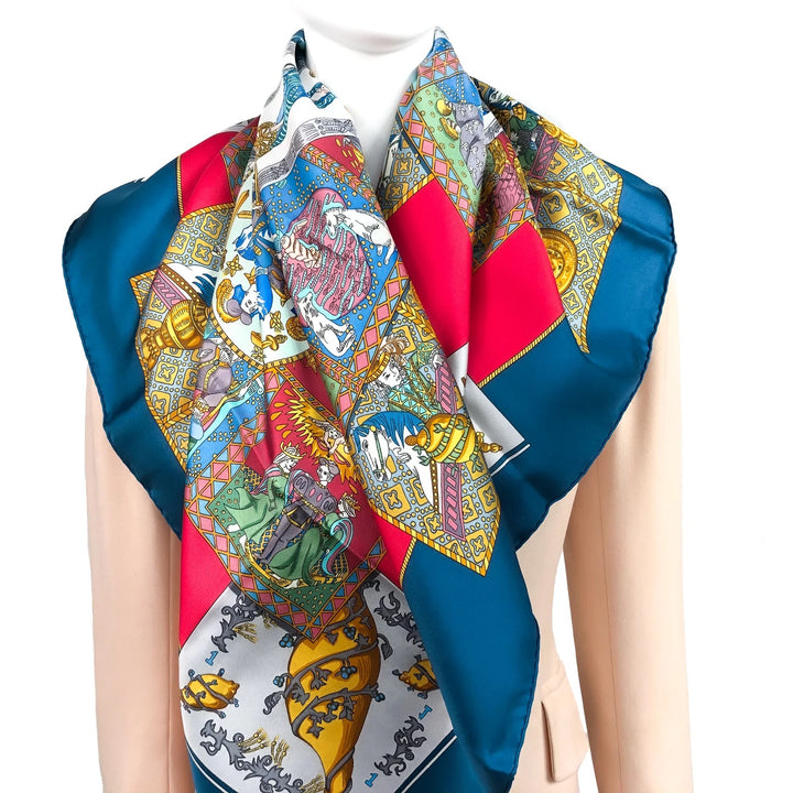 HERMÈS LE TAROT SILK SCARF BY ANNIE FAIVRE