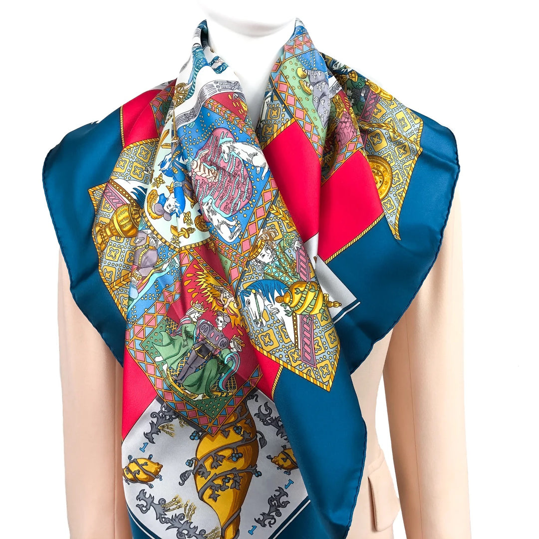 HERMÈS LE TAROT SILK SCARF BY ANNIE FAIVRE – Caroline's Fashion