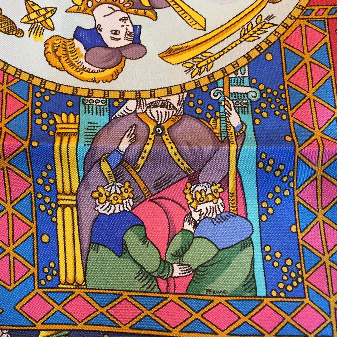 HERMÈS LE TAROT SILK SCARF BY ANNIE FAIVRE – Caroline's Fashion