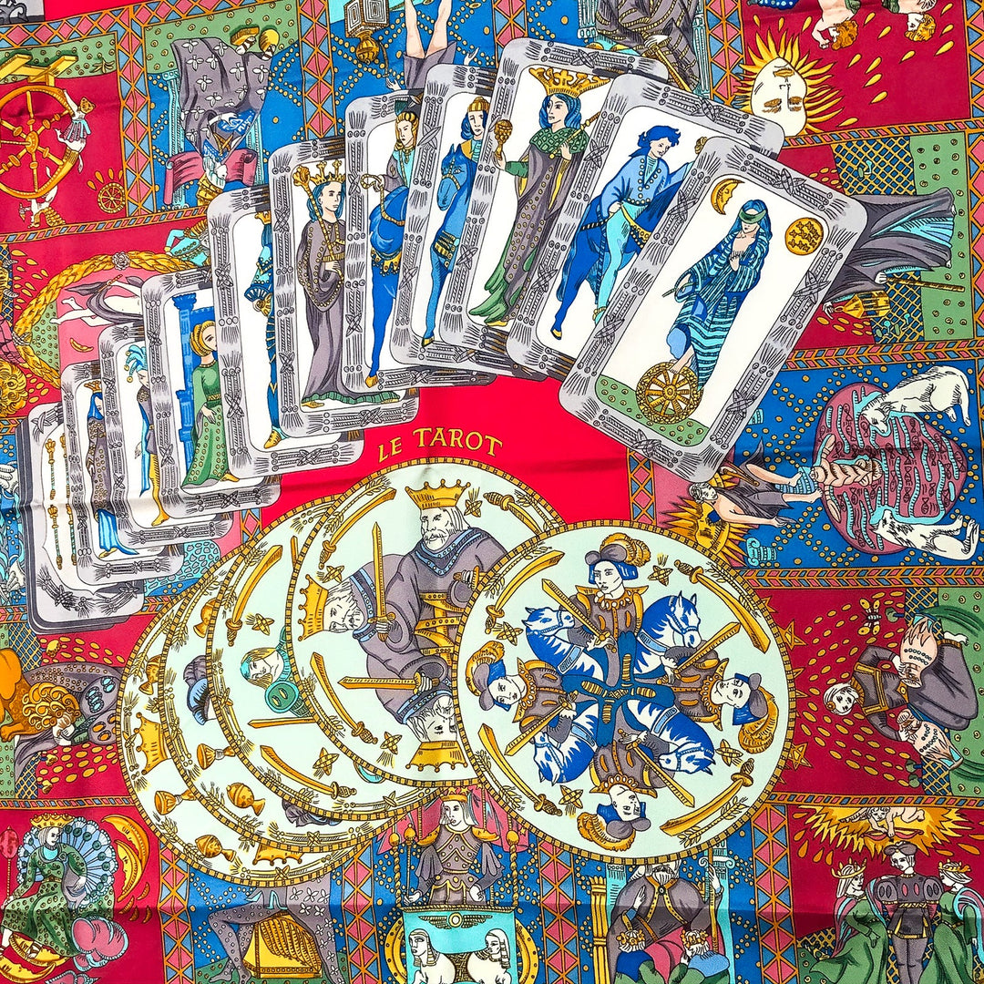 HERMÈS LE TAROT SILK SCARF BY ANNIE FAIVRE