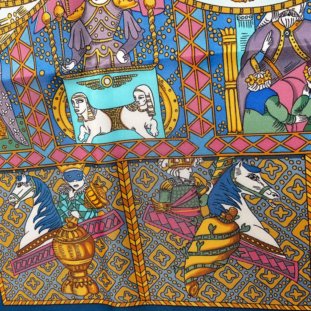 HERMÈS LE TAROT SILK SCARF BY ANNIE FAIVRE – Caroline's Fashion