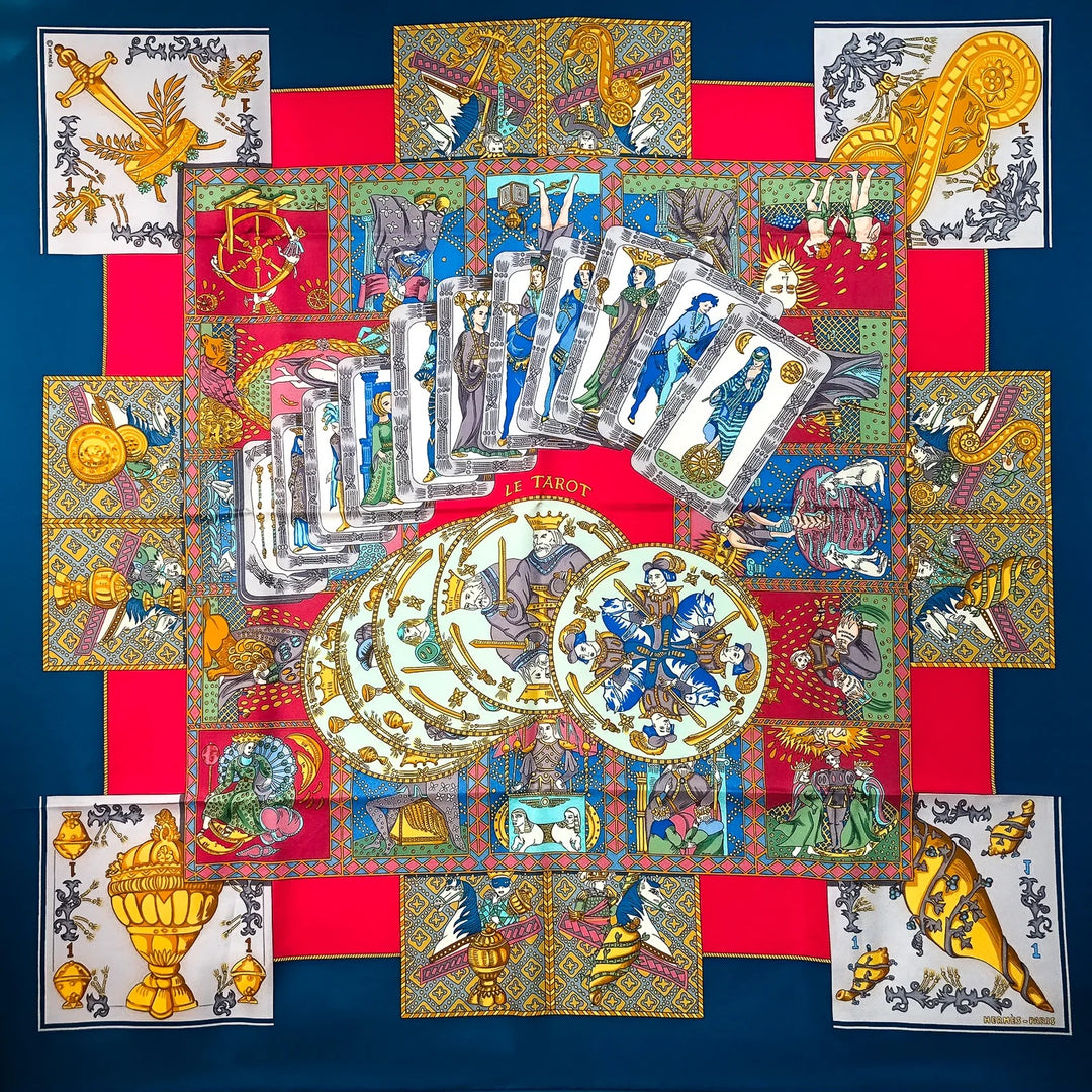 HERMÈS LE TAROT SILK SCARF BY ANNIE FAIVRE – Caroline's Fashion