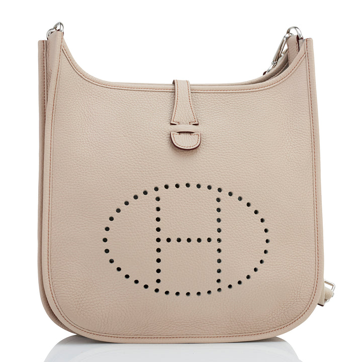 HERMÈS Leather Evelyn PM III Bag