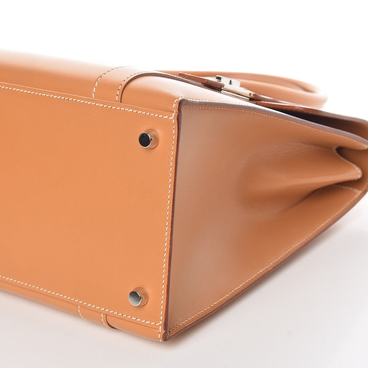 HERMÈS Vache Natural Drag Bag 37