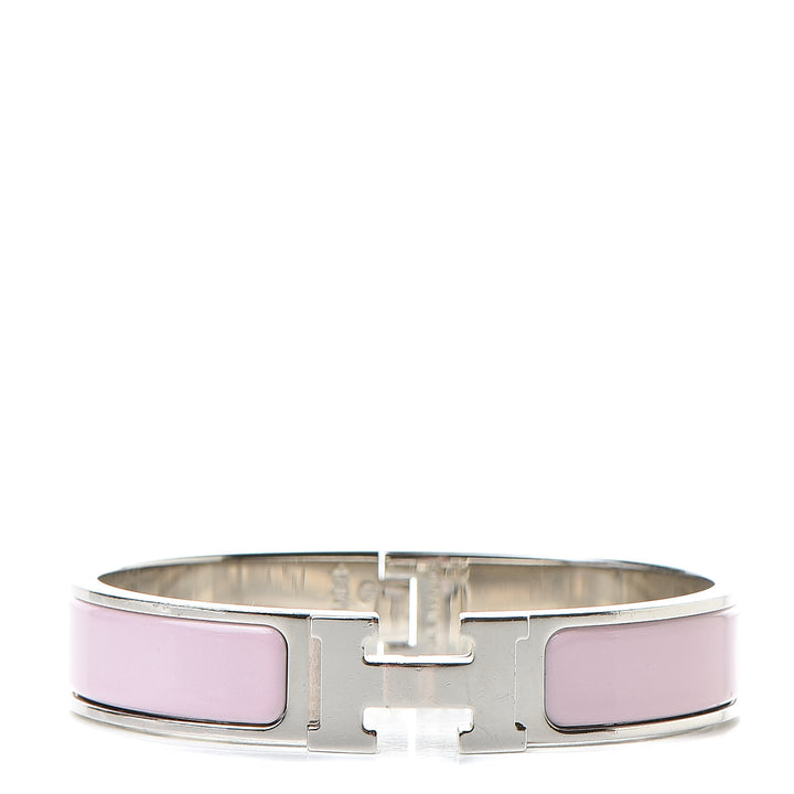 HERMÈS  Narrow Clic Clac H Enamel Bracelet