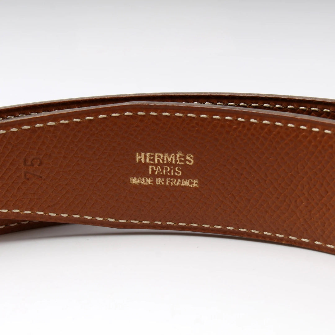 HERMÈS  CONSTANCE H REVERSIBLE BELT