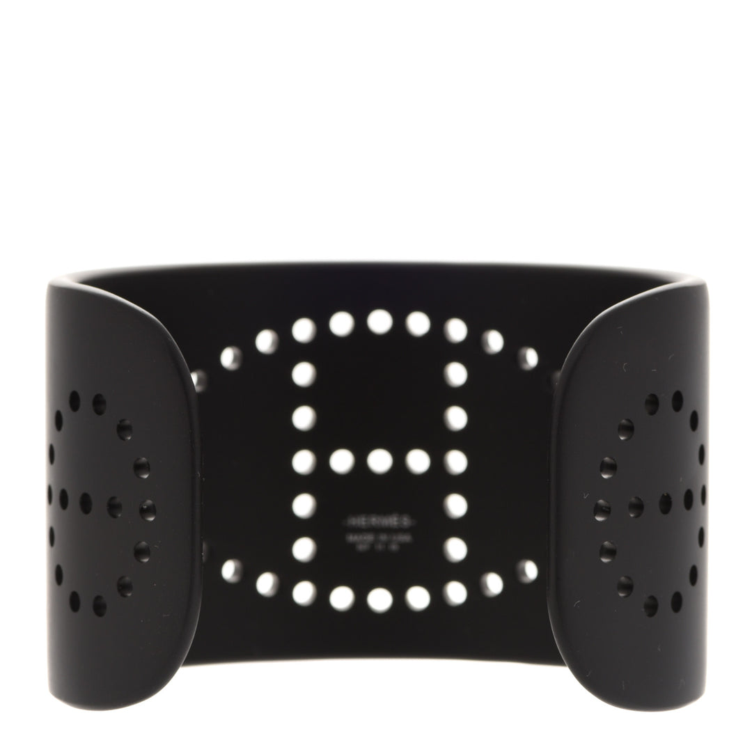 HERMÈS  Evelyne Sunset Cuff Bracelet T3 Black