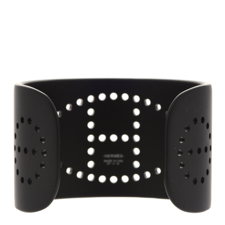 HERMÈS  Evelyne Sunset Cuff Bracelet T3 Black
