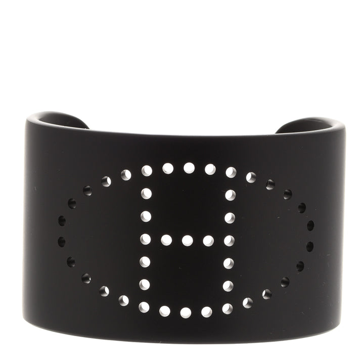 HERMÈS  Evelyne Sunset Cuff Bracelet T3 Black