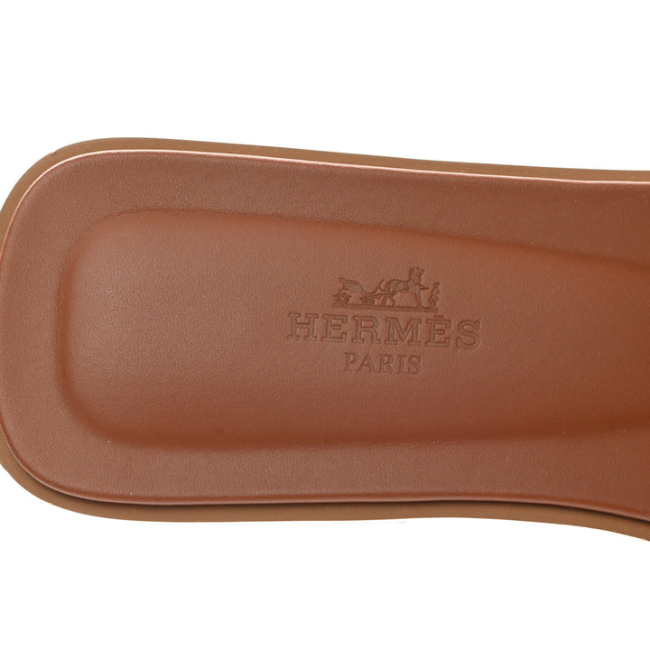 HERMÈS  LEATHER ORAN SANDALS