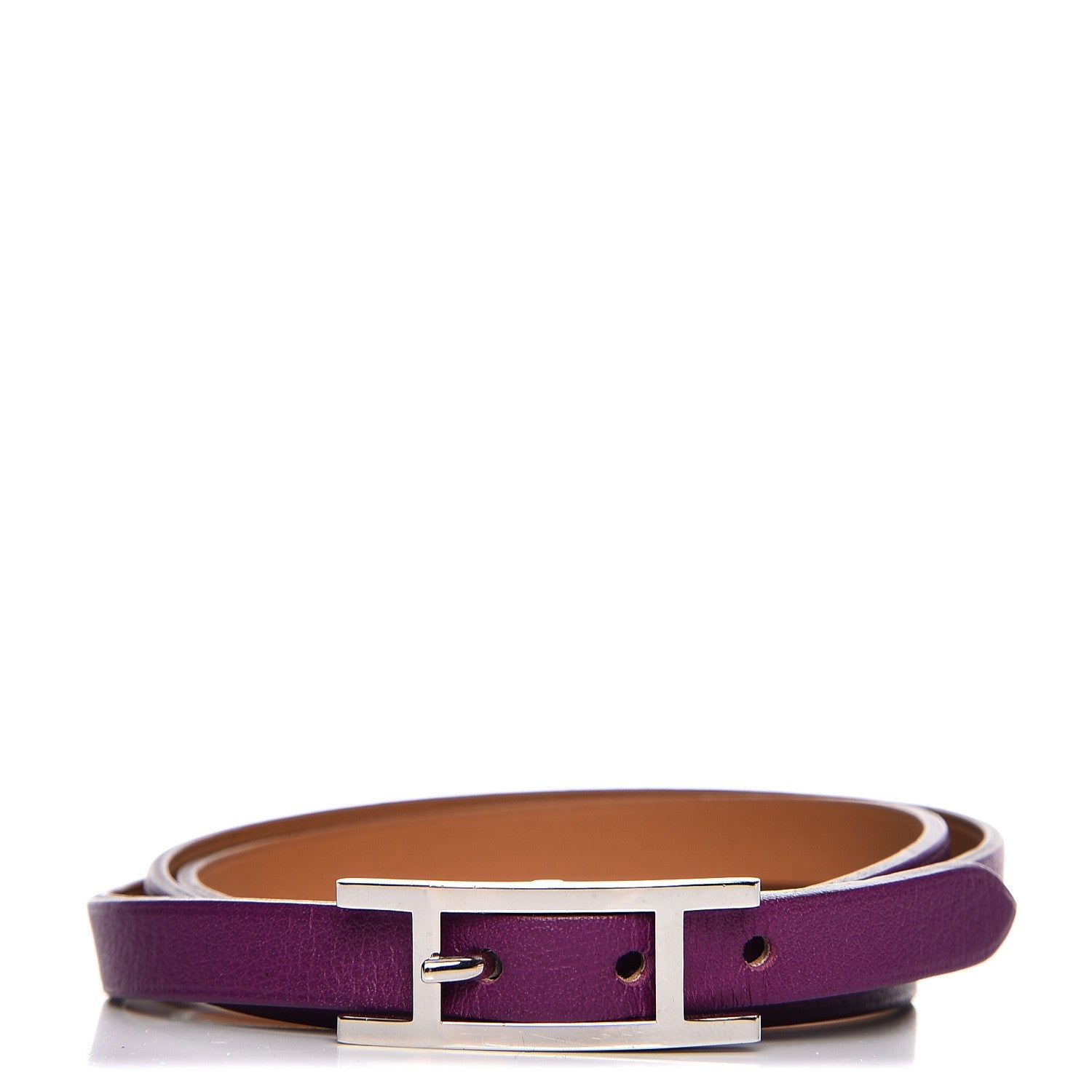 Hermes Purple Hapi Wrap Bracelet