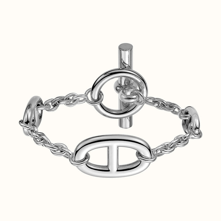 HERMÈS  STERLING SILVER FARANDOLE BRACELET
