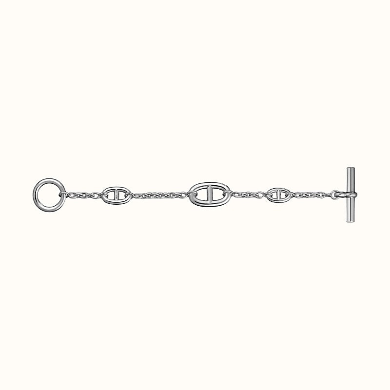 HERMÈS  STERLING SILVER FARANDOLE BRACELET