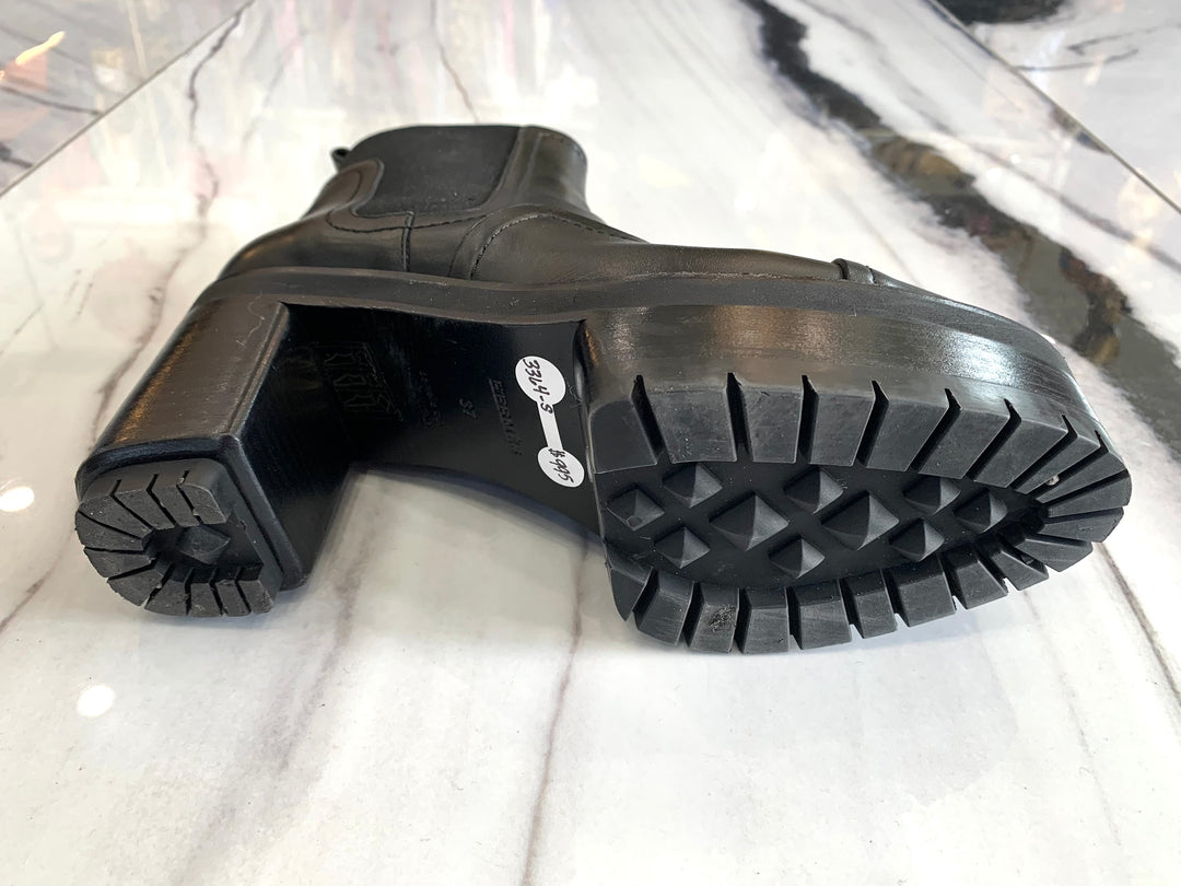HERMÈS LEATHER PUNCHY BOTTINES